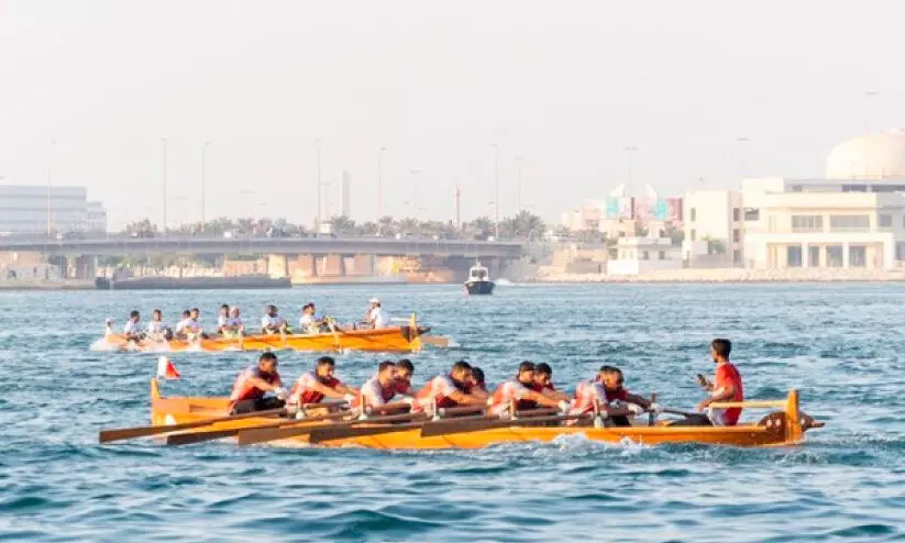 പാരമ്പര്യ വള്ളംകളി മത്സരം; ഒമാന്റെ ‘ബലാറബി’ന് കിരീടം, ബഹ്റൈന്റെ ‘ഇസാർ 1’ രണ്ടാം സ്ഥാനത്ത് പാരമ്പര്യ വള്ളംകളി മത്സരം; ഒമാന്റെ ‘ബലാറബി’ന് കിരീടം, ബഹ്റൈന്റെ ‘ഇസാർ 1’ രണ്ടാം സ്ഥാനത്ത്