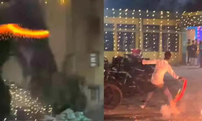 ദീപാവലിക്ക് റോക്കറ്റ് യുദ്ധം; ഗുവാഹത്തി ഐ.ഐ.ടിയിൽ പൊലീസ് നടപടി, വൈറൽ വീഡിയോ കാണാം ദീപാവലിക്ക് റോക്കറ്റ് യുദ്ധം; ഗുവാഹത്തി ഐ.ഐ.ടിയിൽ പൊലീസ് നടപടി, വൈറൽ വീഡിയോ കാണാം