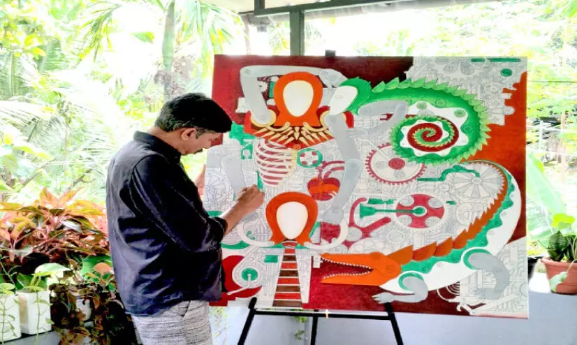 അശോകന്റെ നിറങ്ങൾക്ക് ബഹുസ്വരതയുടെ ചന്തം അശോകന്റെ നിറങ്ങൾക്ക് ബഹുസ്വരതയുടെ ചന്തം