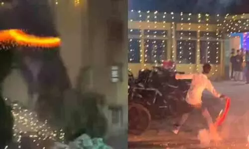 ദീപാവലിക്ക് റോക്കറ്റ് യുദ്ധം; ഗുവാഹത്തി ഐ.ഐ.ടിയിൽ പൊലീസ് നടപടി, വൈറൽ വീഡിയോ കാണാം