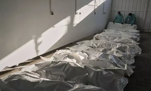 മൃഗങ്ങളെപ്പോലെ കൈകാലുകൾ ബന്ധിച്ചിരിക്കുന്നു, കണ്ണുകൾ മൂടിക്കെട്ടിയിരിക്കുന്നു, അവയവങ്ങൾ നഷ്ടമായിരിക്കുന്നു; വികൃതമാക്കിയ 30 മൃതദേഹങ്ങൾ കൂടി ഗസ്സയിലെത്തി