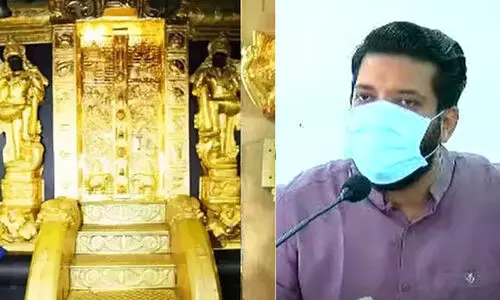 ഭക്തൻ ശ്രീകോവിലിൽ കാണുന്നത് പൊന്നയ്യപ്പനെ, സർക്കാറും ദേവസ്വം ബോർഡും കാണുന്നത് പൊന്ന് മാത്രം -ഷാഫി പറമ്പിൽ