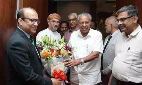 Chief Minister Pinarayi Vijayan arrives in Oman Chief Minister Pinarayi Vijayan arrives in Oman