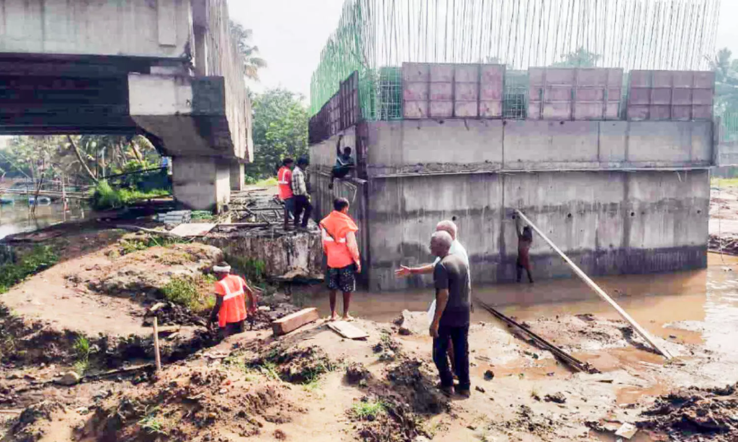 ദേശീയപാത 66 നിർമാണം; പെരുമ്പടന്നയിൽ ഗുരുതര വീഴ്ച