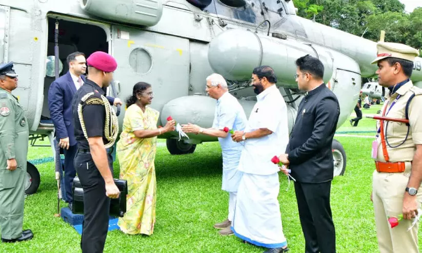 അക്ഷരനഗരിയുടെ ഊഷ്മളതയിൽ രാഷ്ട്രപതി