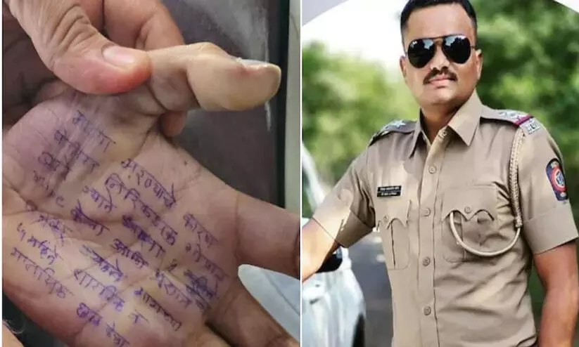 പൊലീസ് ഓഫിസർ നിരവധി തവണ ബലാത്സംഗം ചെയ്തു, കൈവെള്ളയിൽ കുറിപ്പെഴുതി വെച്ച് വനിത ഡോക്ടർ ആത്മഹത്യ ചെയ്തു പൊലീസ് ഓഫിസർ നിരവധി തവണ ബലാത്സംഗം ചെയ്തു, കൈവെള്ളയിൽ കുറിപ്പെഴുതി വെച്ച് വനിത ഡോക്ടർ ആത്മഹത്യ ചെയ്തു