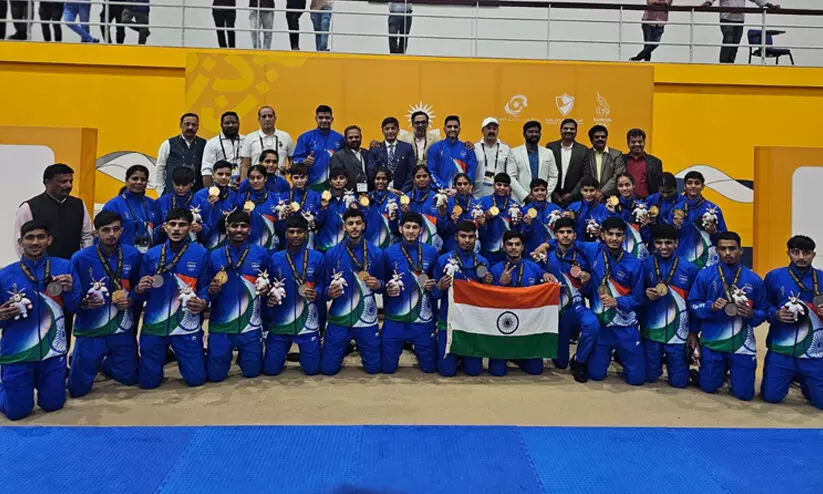 ഏഷ്യൻ യൂത്ത് ഗെയിംസ്; സമ്പൂർണ ആധിപത്യവുമായി ഇന്ത്യൻ കബഡി ടീം ഏഷ്യൻ യൂത്ത് ഗെയിംസ്; സമ്പൂർണ ആധിപത്യവുമായി ഇന്ത്യൻ കബഡി ടീം