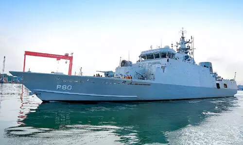 ഐ.എൻ.എസ് മാഹി’ നാവികസേനക്ക് കൈമാറി ഐ.എൻ.എസ് മാഹി’ നാവികസേനക്ക് കൈമാറി