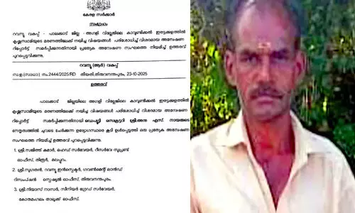 അട്ടപ്പാടിയിലെ കർഷകന്റെ ആത്മഹത്യ അന്വേഷിക്കാൻ പ്രത്യേക സംഘം