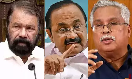 VD Satheesan, Binoy Viswam, V Sivankutty VD Satheesan, Binoy Viswam, V Sivankutty