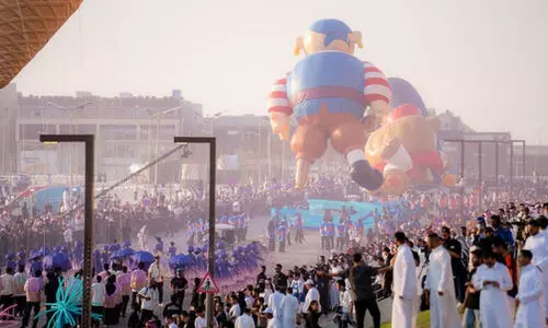 From the parade held in conjunction with the Riyadh season