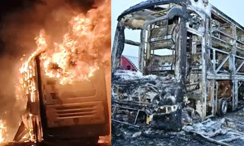 കുർനൂൽ ദുരന്തം; തീപടർന്നത് എവിടെനിന്ന്?