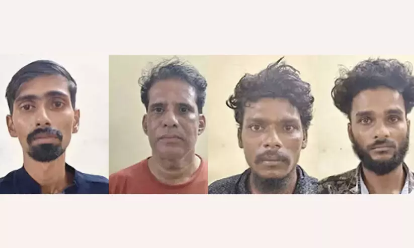 രണ്ടുപേർക്ക് കുത്തേറ്റു; നാലുപേർ അറസ്റ്റിൽ