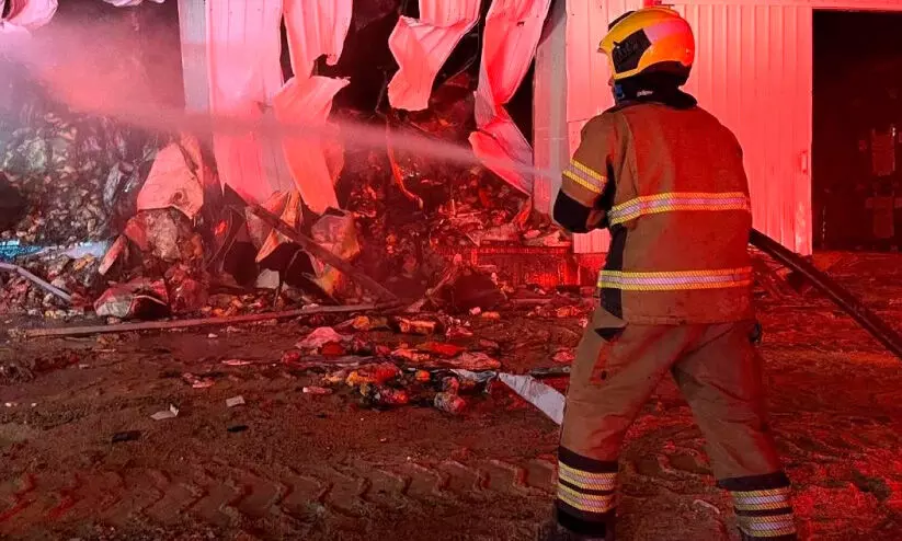 അ​ൽ​റാ​യി​യി​ൽ വാ​ഹ​ന വ​ർ​ക്ക് ഷോ​പ്പി​ൽ തീ​പി​ടി​ത്തം