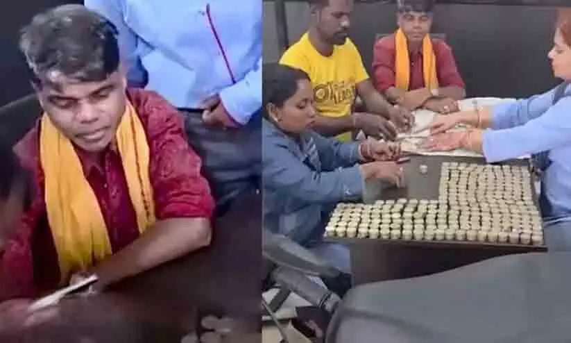 Farmer buys daughter scooter, paid Rs 40K in coins