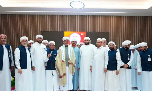 പി. ​ഉ​സ്മാ​ൻ മൗ​ല​വി​ക്ക്​ സ്വീ​ക​ര​ണം