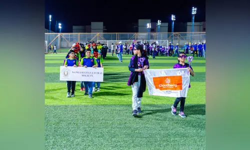 ക്ലൗ​ഡ്ബെ​റി ഡെ​ന്റ​ൽ ഇ​ന്റ​ർ​നാ​ഷ​ന​ൽ ബൈ ​എ.​ജി.​സി സം​ഗ​മം സോ​ക്ക​റി​ന് പ്രൗ​ഢോ​ജ്ജ്വ​ല തു​ട​ക്കം