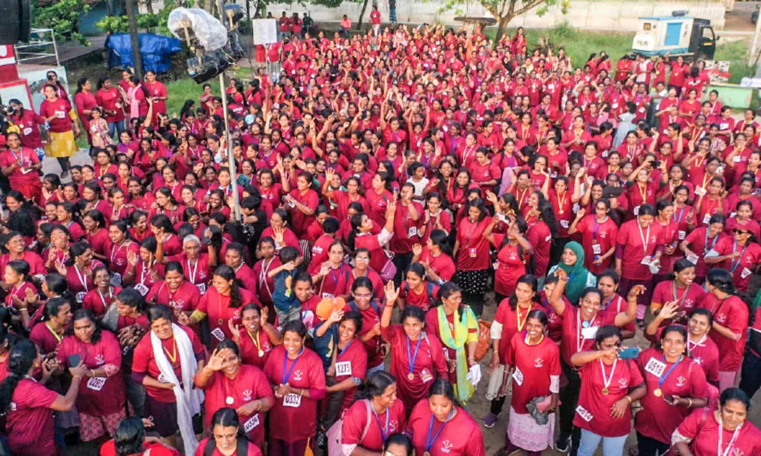 സ്ത്രീശക്​തി തെളിയിച്ച് ​കുടുംബശ്രീ മിനി മാരത്തൺ