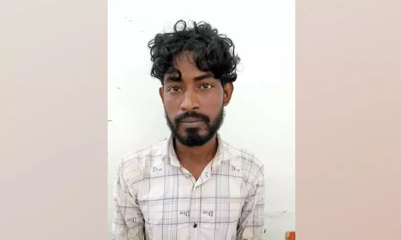 സ്വർണവ്യാപാര സ്ഥാപനത്തിൽ മോഷണം: അന്തർസംസ്ഥാന തൊഴിലാളി പിടിയിൽ സ്വർണവ്യാപാര സ്ഥാപനത്തിൽ മോഷണം: അന്തർസംസ്ഥാന തൊഴിലാളി പിടിയിൽ