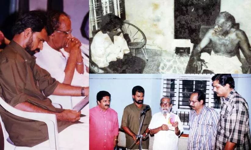 സുകുമാർ അഴീക്കോടിനൊപ്പം ഒരു വേദിയിൽ, തകഴിക്കൊപ്പം, എം. രാജീവ്കുമാർ, അയ്യപ്പപ്പണിക്കർ, അക്ബർ കക്കട്ടിൽ, സതീഷ്ബാബു പയ്യന്നൂർ എന്നിവർക്കൊപ്പം