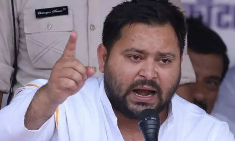 വഖഫ് നിയമം ചവറ്റുകുട്ടയിലെറിയും -തേജസ്വി, എന്റെ പിതാവ് ഒരിക്കലും വർഗീയ ശക്തികളുമായി സന്ധി ചെയ്തിട്ടില്ല