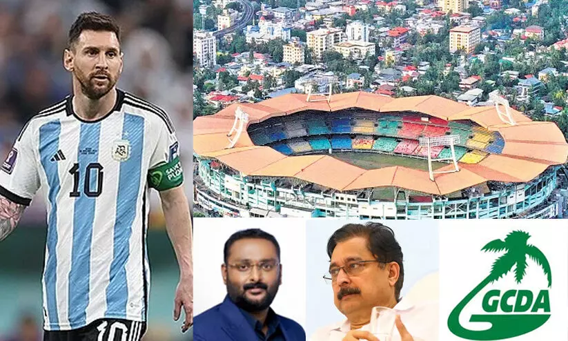 മെസ്സിയുടെ വരവ്: കലൂർ സ്റ്റേഡിയത്തിന്റെ നവീകരണത്തെ ചൊല്ലി വിവാദം, മത്സരം കഴിഞ്ഞും നടത്തിപ്പ് അവകാശം വേണമെന്ന് മുഖ്യ സ്പോൺസർ മെസ്സിയുടെ വരവ്: കലൂർ സ്റ്റേഡിയത്തിന്റെ നവീകരണത്തെ ചൊല്ലി വിവാദം, മത്സരം കഴിഞ്ഞും നടത്തിപ്പ് അവകാശം വേണമെന്ന് മുഖ്യ സ്പോൺസർ