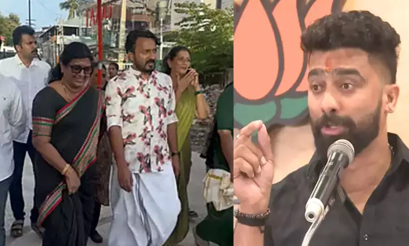 പാടില്ലായിരുന്നു, പാർട്ടി നിലപാടിന് വിരുദ്ധം, നഗരസഭ അധ്യക്ഷക്കെതിരെ നേതൃത്വം നടപടി സ്വീകരിക്കും; രാഹുലുമായി വേദി പങ്കിട്ട സംഭവത്തിൽ ബി.ജെ.പി പാലക്കാട് ജില്ല അധ്യക്ഷൻ പാടില്ലായിരുന്നു, പാർട്ടി നിലപാടിന് വിരുദ്ധം, നഗരസഭ അധ്യക്ഷക്കെതിരെ നേതൃത്വം നടപടി സ്വീകരിക്കും; രാഹുലുമായി വേദി പങ്കിട്ട സംഭവത്തിൽ ബി.ജെ.പി പാലക്കാട് ജില്ല അധ്യക്ഷൻ