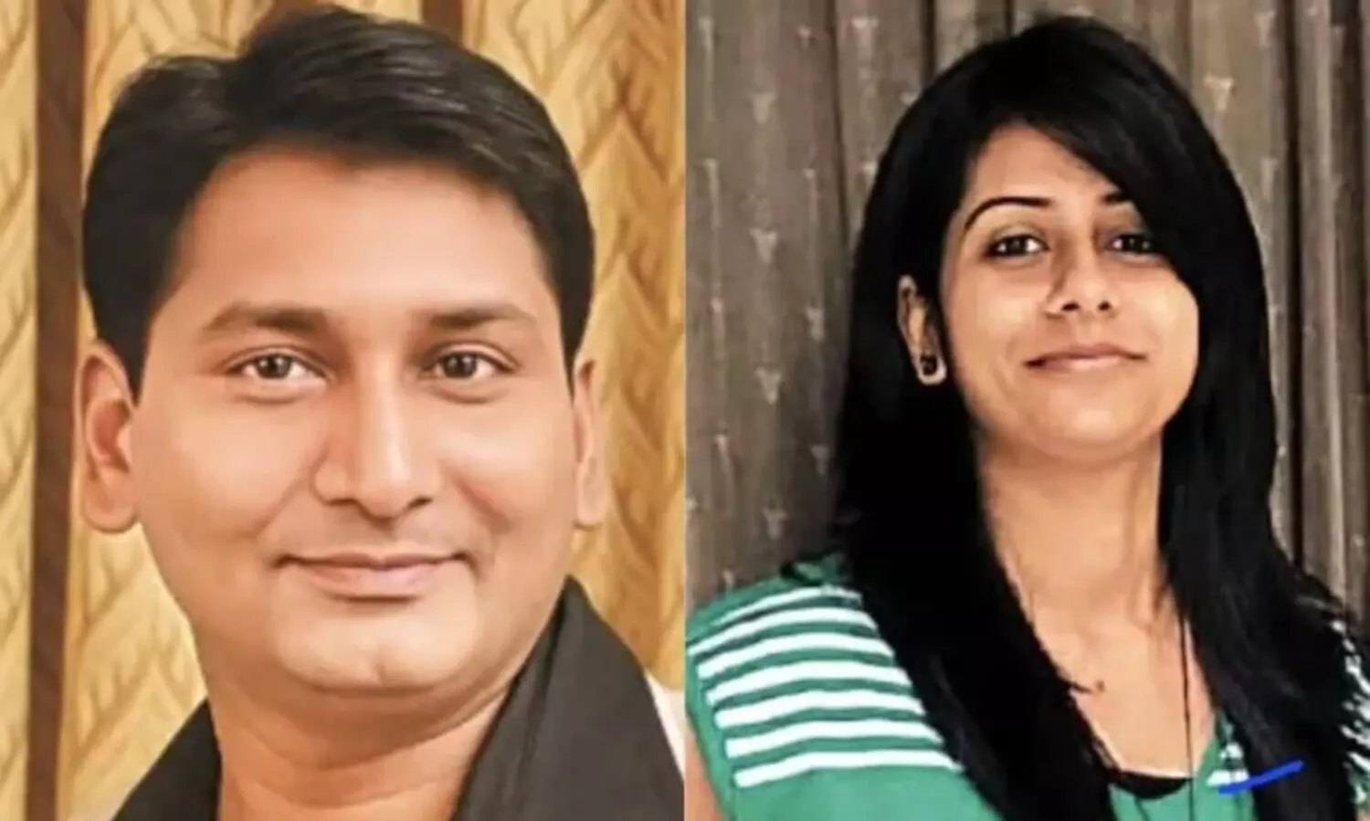 Rajasthan officer Pradyuman Dixit and his wife Poonam Dixit