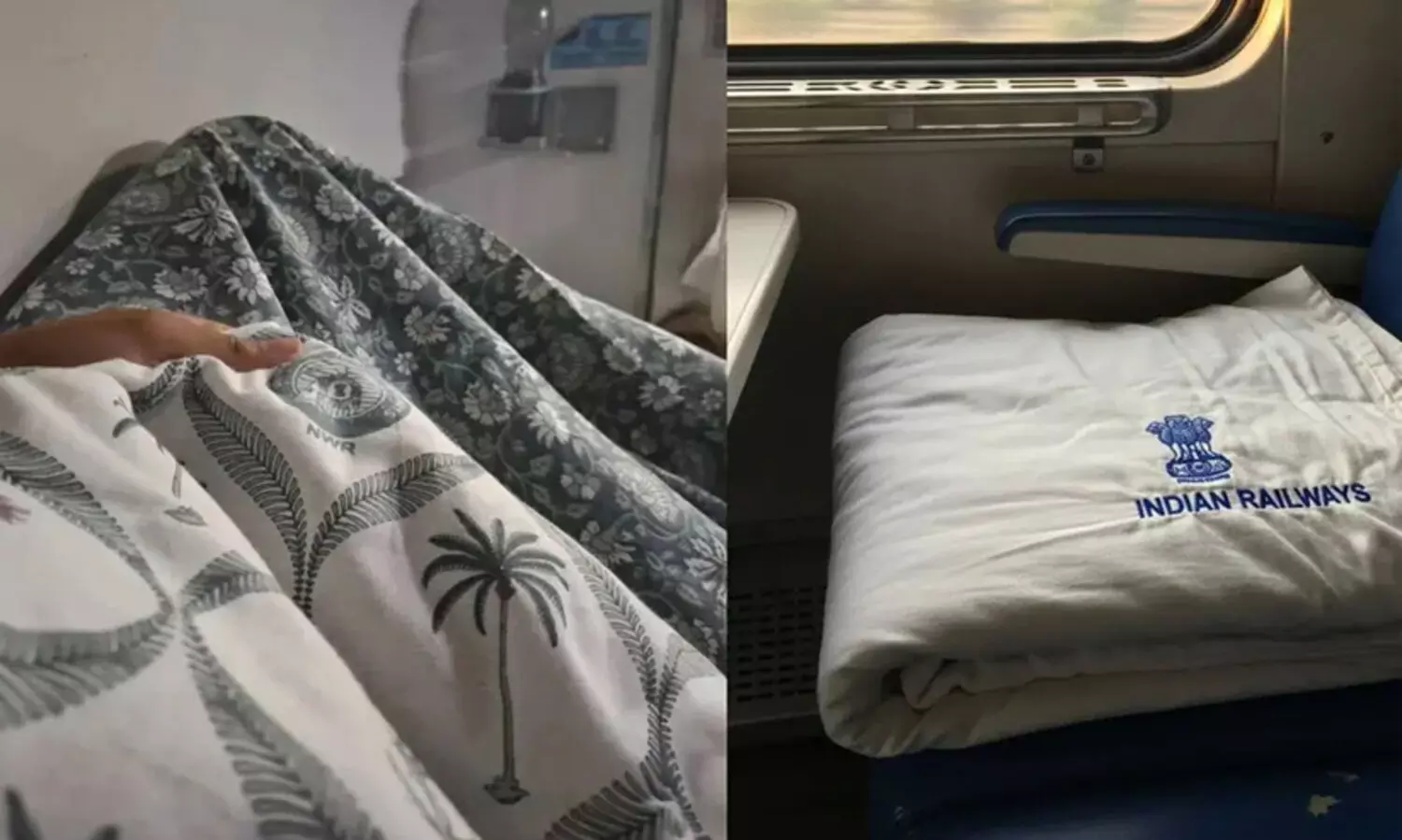 വെള്ള പുതപ്പുകൾക്ക് വിട! ട്രെയിൻ കോച്ചുകളിൽ സംഗനേരി പ്രിന്റുകളുമായി ഇന്ത്യൻ റെയിൽവേ