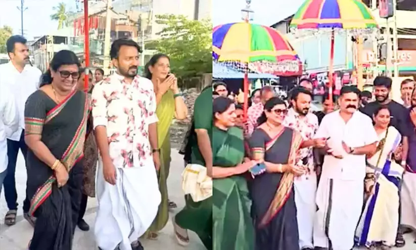 പ്രമീള ശശിധരൻ അരുതാത്തത് ചെയ്തു, രാഹുൽ മാങ്കൂട്ടത്തിലിനൊപ്പം വേദി പങ്കിട്ടതിൽ നേതൃത്വത്തിന് അതൃപ്തി