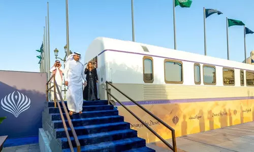 സൗദിയുടെ ആദ്യ പഞ്ചനക്ഷത്ര ആഢംബര ട്രെയിൻ കോച്ച് എഫ്.ഐ.ഐ കോൺഫറൻസിൽ പ്രദർശിപ്പിക്കും