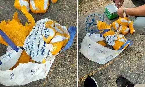 Heroin,Pakistani drone,Jammu border,Seized,Rs 25 crores, ഹെറോയിൻ, ലഹരിക്കടത്ത്, ജമ്മു, അതിർത്തി