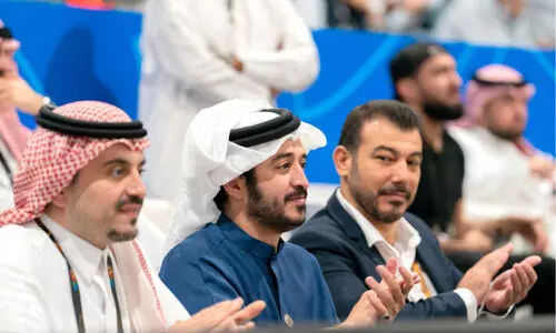 ഏ​ഷ്യ​ൻ യൂ​ത്ത് ഗെ​യിം​സ്; അ​ഭി​മാ​ന​നേ​ട്ട​ത്തി​ന് സാ​ക്ഷി​യാ​യി ശൈ​ഖ് ഖാ​ലി​ദ്