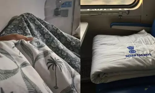 വെള്ള പുതപ്പുകൾക്ക് വിട! ട്രെയിൻ കോച്ചുകളിൽ സംഗനേരി പ്രിന്റുകളുമായി ഇന്ത്യൻ റെയിൽവേ