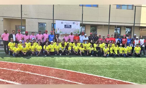 ഐ.​സി.​സി ക്രി​യോ ക്രി​ക്ക​റ്റ് ടൂ​ർ​ണ​മെൻറ് സം​ഘ​ടി​പ്പി​ച്ച് എ​ൻ.​എം.​എ​സ് വി​ദ്യാ​ർ​ഥി​നി​ക​ൾ