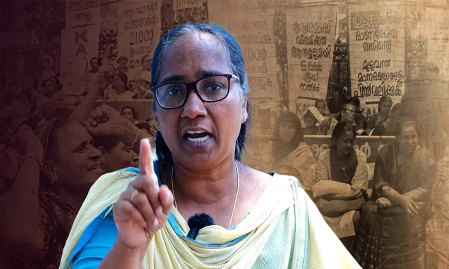 Asha worker strike Mini