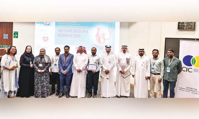 ഹൃദയാരോഗ്യ സന്ദേശവുമായി ഹാർട്ട് മെഡിക്കൽ ക്യാമ്പ് ഹൃദയാരോഗ്യ സന്ദേശവുമായി ഹാർട്ട് മെഡിക്കൽ ക്യാമ്പ്