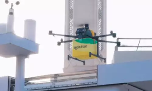 നാ​ദ​ൽ ഷി​ബ​യി​ൽ ഡ്രോ​ൺ ഡെലിവറിക്ക് തു​ട​ക്കം