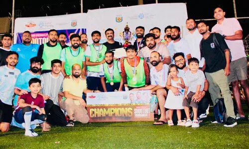 നി​ല​മ്പൂ​ർ എ​ഫ്.​സി പെ​നാ​ൽ​റ്റി ഷൂ​ട്ടൗ​ട്ട് ഗ്രോ ​എ​ഫ്.​സി ചാ​മ്പ്യ​ന്മാ​രാ​യി