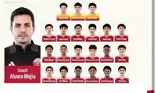 ഖ​ത്ത​ർ 21 അം​ഗ ദേ​ശീ​യ ടീ​മി​നെ പ്ര​ഖ്യാ​പി​ച്ചു