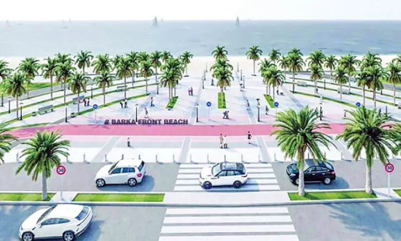 ബർക വാട്ടർഫ്രണ്ട് വികസന പദ്ധതി 80 ശതമാനം പൂർത്തിയായി ബർക വാട്ടർഫ്രണ്ട് വികസന പദ്ധതി 80 ശതമാനം പൂർത്തിയായി