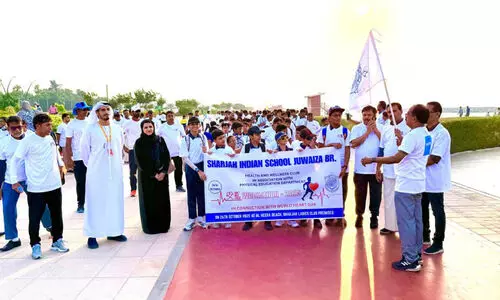 ഷാ​ർ​ജ ഇ​ന്ത്യ​ൻ സ്കൂ​ൾ വാ​ക്ക​ത്ത​ൺ-2025 സം​ഘ​ടി​പ്പി​ച്ചു