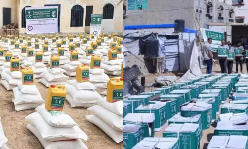 ഗസ്സയിലെ ദുരിതബാധിത കുടുംബങ്ങൾക്ക് സഹായം തുടർന്ന് സൗദി ഗസ്സയിലെ ദുരിതബാധിത കുടുംബങ്ങൾക്ക് സഹായം തുടർന്ന് സൗദി