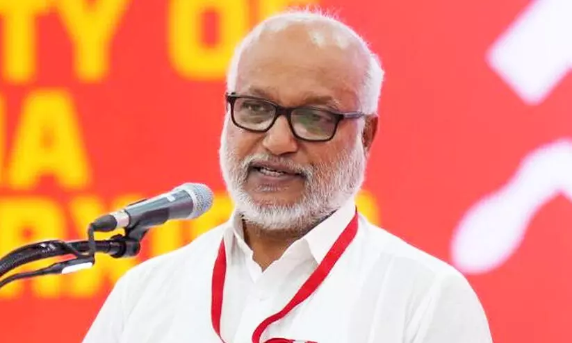 ‘പി.എംശ്രീ സതീശന് വീണുകിട്ടിയ സൗഭാഗ്യം’; വിമർശനത്തിന് പ്രസക്തിയില്ലെന്ന് എം.എ. ബേബി ‘പി.എംശ്രീ സതീശന് വീണുകിട്ടിയ സൗഭാഗ്യം’; വിമർശനത്തിന് പ്രസക്തിയില്ലെന്ന് എം.എ. ബേബി