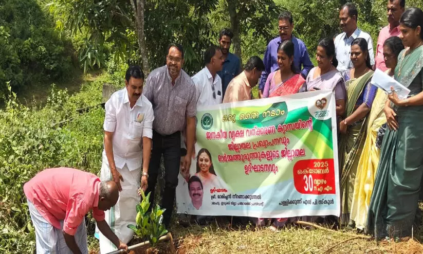 ഒരു തൈ നടാം കാമ്പയിൻ; ജില്ലയിൽ നട്ടത് 5,63,947 തൈകൾ