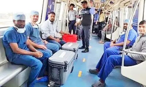 ശ്വാസകോശവും ഹൃദയവുമായി മെട്രോ പാഞ്ഞു