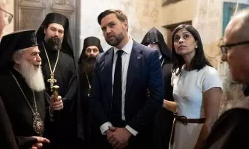 ‘ഹിന്ദുവായ എന്റെ ഭാര്യ ഉഷ ക്രിസ്തുമതം സ്വീകരിക്കണമെന്ന് ആഗ്രഹമുണ്ട്’ -യു.എസ് വൈസ് പ്രസിഡന്റ് ജെ.ഡി. വാൻസ്