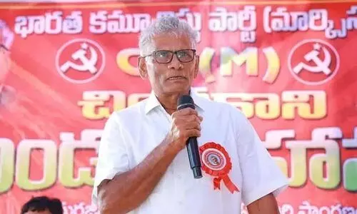 തെലങ്കാനയിൽ പ്രഭാത നടത്തത്തിനിടെ സി.പി.എം നേതാവ് കൊല്ലപ്പെട്ടു