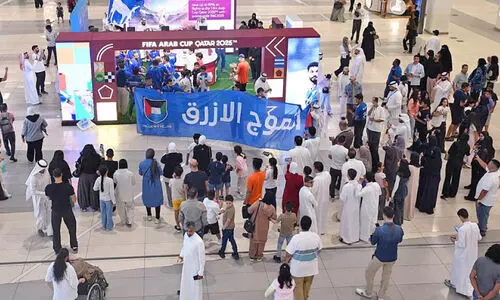 അ​റ​ബ് ക​പ്പ്; അ​വ​ന്യൂ​സ് മാ​ളി​ൽ എ​ത്തി​യാ​ൽ ട്രോ​ഫി കാ​ണാം