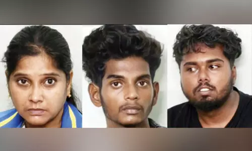 മാ​ല​മോ​ഷ​ണ ‘നാ​ട​കം’ ന​ട​ത്തി ഭ​ർ​ത്താ​വി​നെ കൊ​ല​പ്പെ​ടു​ത്തി; യു​വ​തി​യും കൂ​ട്ടാ​ളി​ക​ളും അ​റ​സ്റ്റി​ൽ